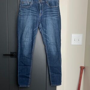 Express Blue Denim Skinny Jeans